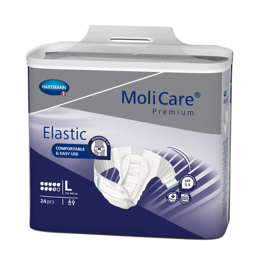 MoliCare Premium Elastic 9 Tropfen Gr. L Inkontinenzslip