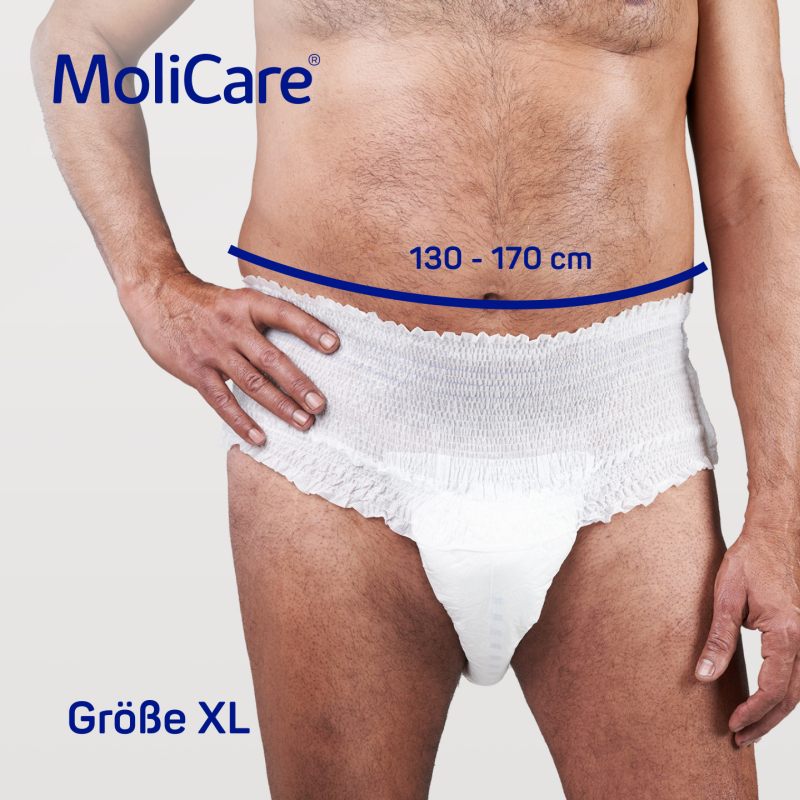 Molicare Premium Mobile 10 Tropfen M, Packung mit 10 Inkontinenzprodukten für Erwachsene. Die Verpackung zeigt eine modische, hellblaue Farbgestaltung mit dem Molicare-Logo. Die Produkte sind speziell für mittlere Inkontinenz entwickelt und bieten eine diskrete, sichere Lösung für den Alltag. Die Vorderseite der Packung ist klar strukturiert und enthält wichtige Informationen wie Größe, Anzahl der Einheiten und Hinweise zur Anwendung.