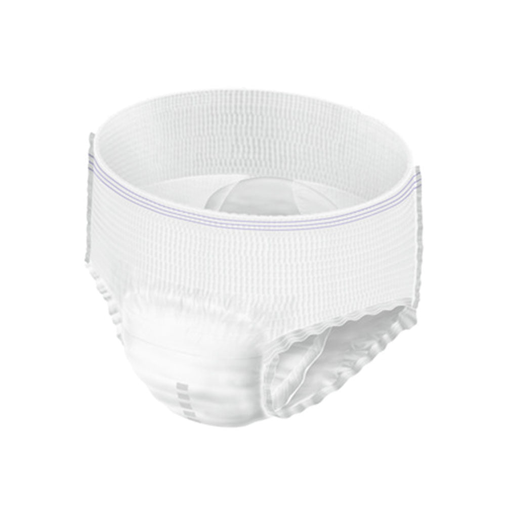 Frontalansicht einer einzeln entnommenen MoliCare Premium Mobile 8 Tropfen Large Inkontinenzhose.