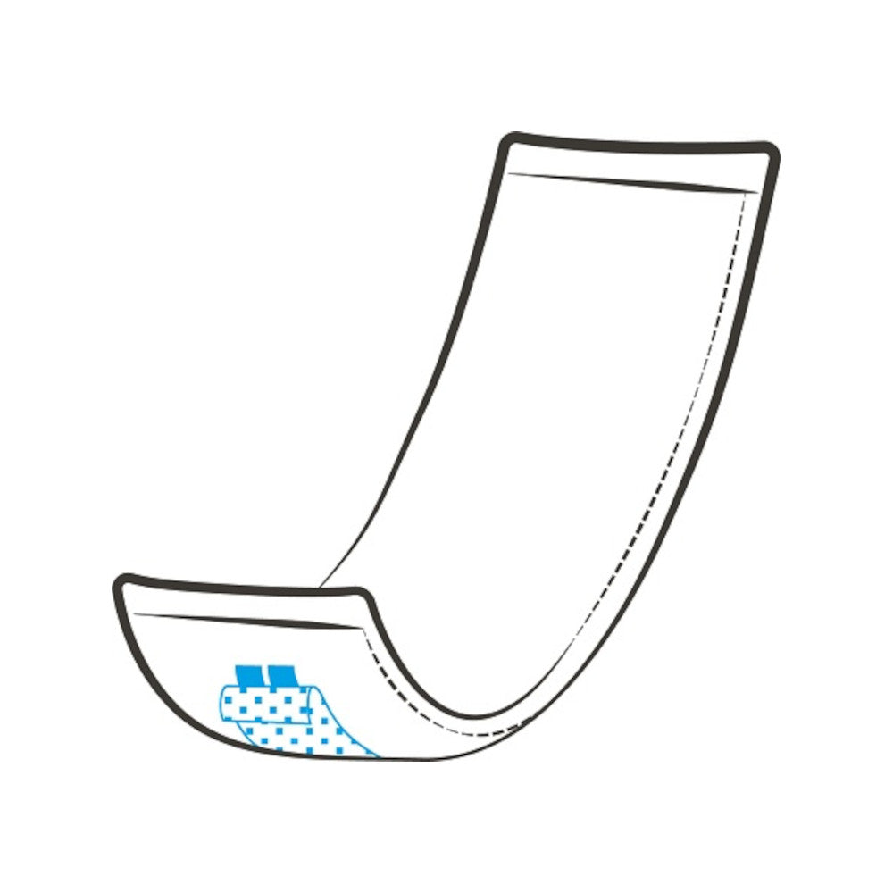 Rectangular Pad Mini, 36 x 11 cm, m. Folie u. Klebestreifen