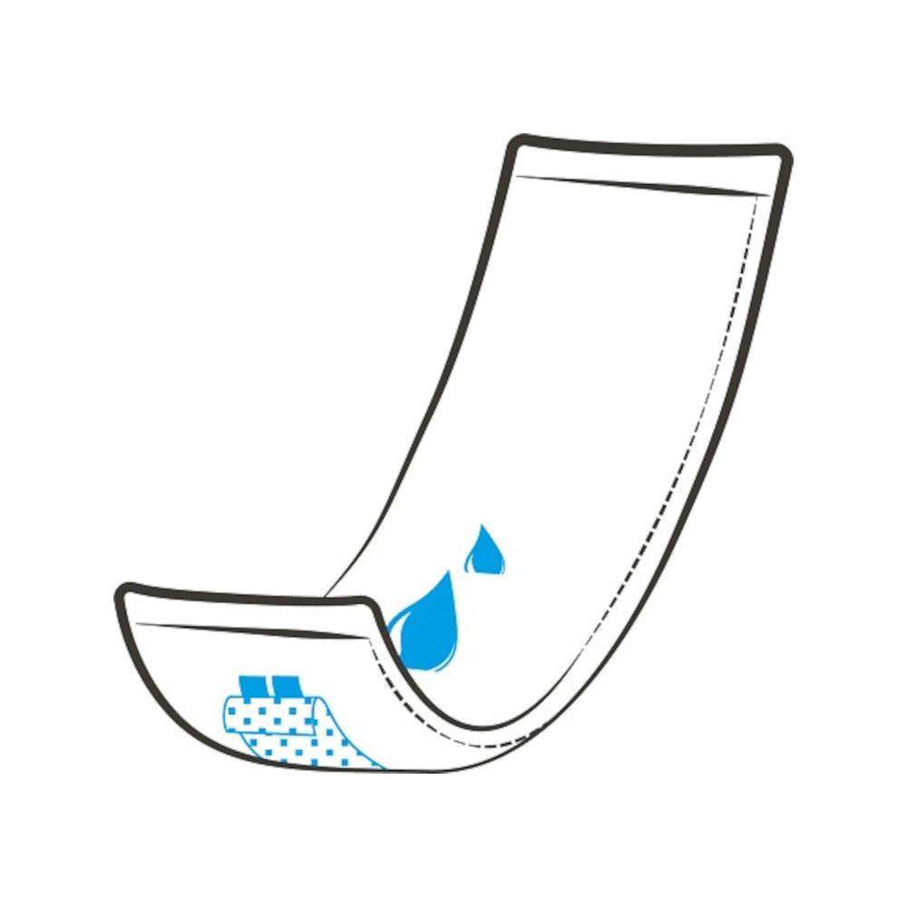 Rectangular Pad Mini, 36 x 11 cm, m. Folie u. Klebestreifen