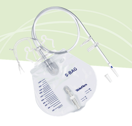 Teleflex S-Bag Urindrainagesystem steril 2000 ml 120 cm