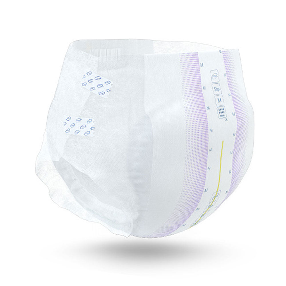 Seitliche Ansicht eines Tena Slip Maxi Inkontinenzslips.