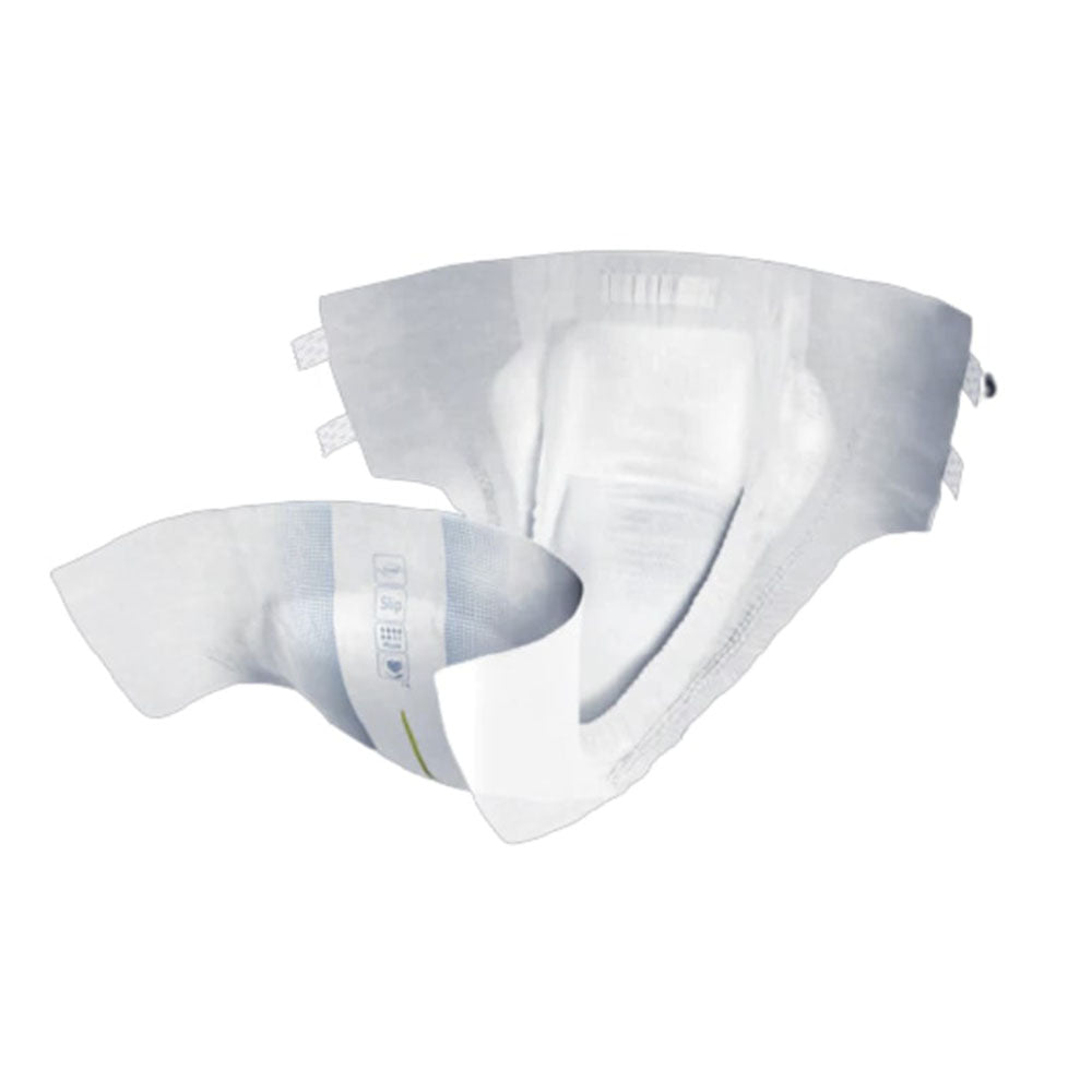 Frontalansicht eines einzeln entnommenen Tena Slip Maxi Large Inkontinenzslips.