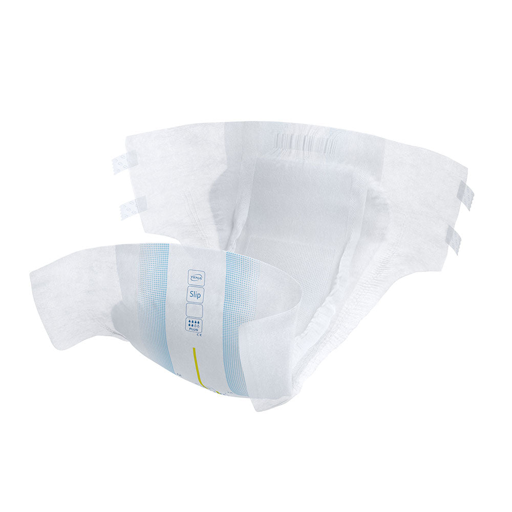 Frontalaufnahme eines Tena Slip Plus Inkontinenzslips.